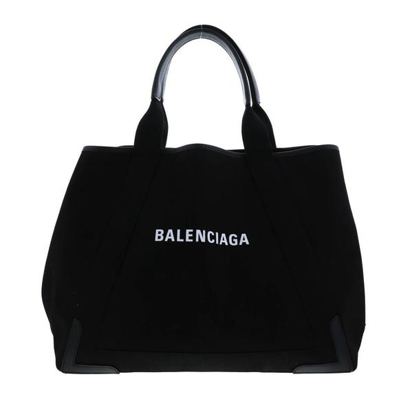 Balenciaga M Cover Bag Tote Black Blue - Picture 1 of 6